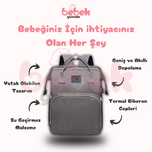 BebekYuvam™ Yataklı Bebek Bakım Çantası